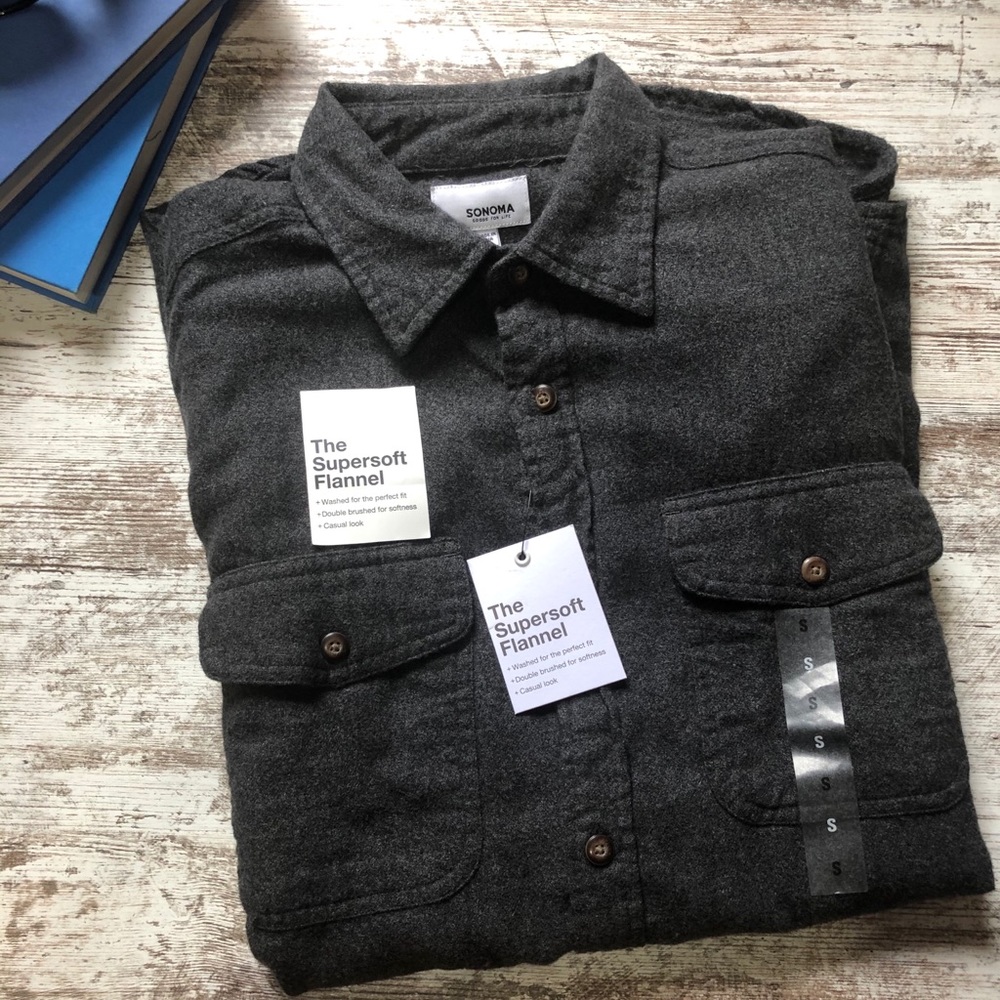 Sonoma super soft flannel size small